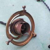 Opaline cone pendant light