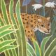 Large acrylic painting on linen canvas. Contemporary work.