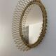Retractable golden sun mirror 50s