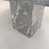 Italian marble leaf shape coffee table, 1980's