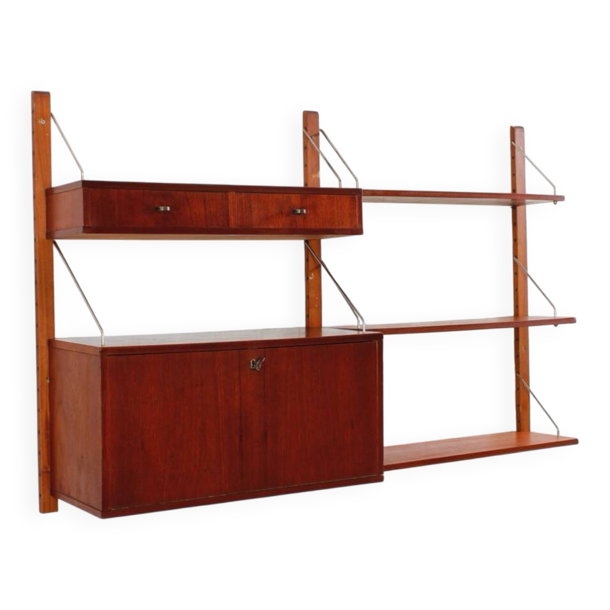 Vintage Teak Regal Danish Design Mid Century 60er 70er