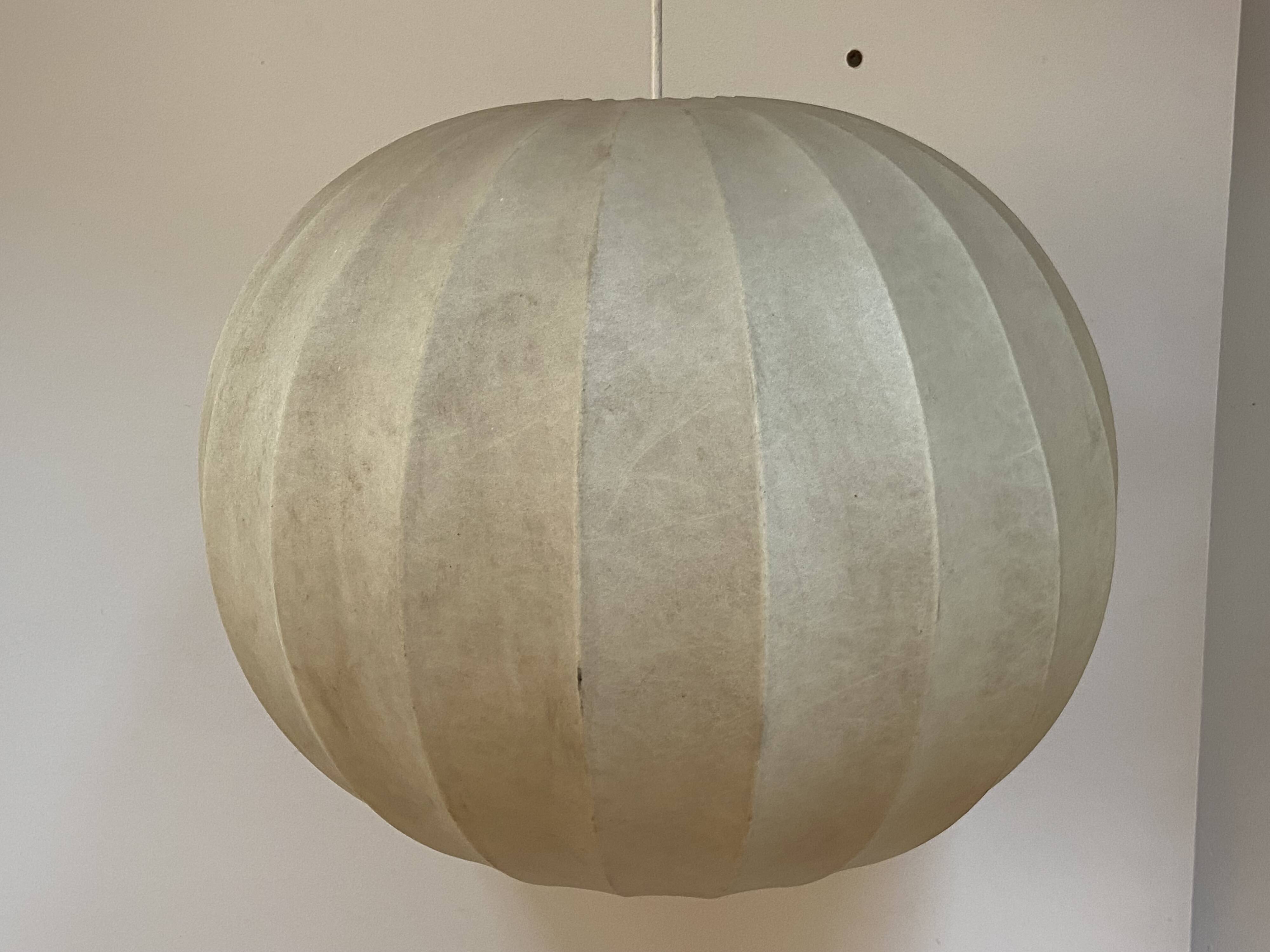 Cocoon pendant light by Achille Castiglioni, Italy, circa 1960.