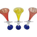 Jiří Šuhájek & Ivan Štefánik - glasses(3) gesigneerd - Tjechisch art