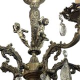 5-light crystal chandelier