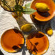 Set of 12 ancient stoneware plates Mourre-Milon, Dieulefit