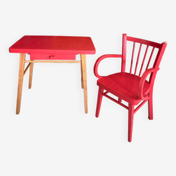 Baumann desk and children's chair set