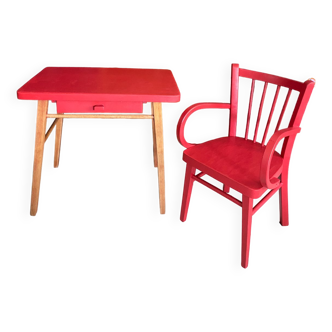 Baumann desk and children's chair set