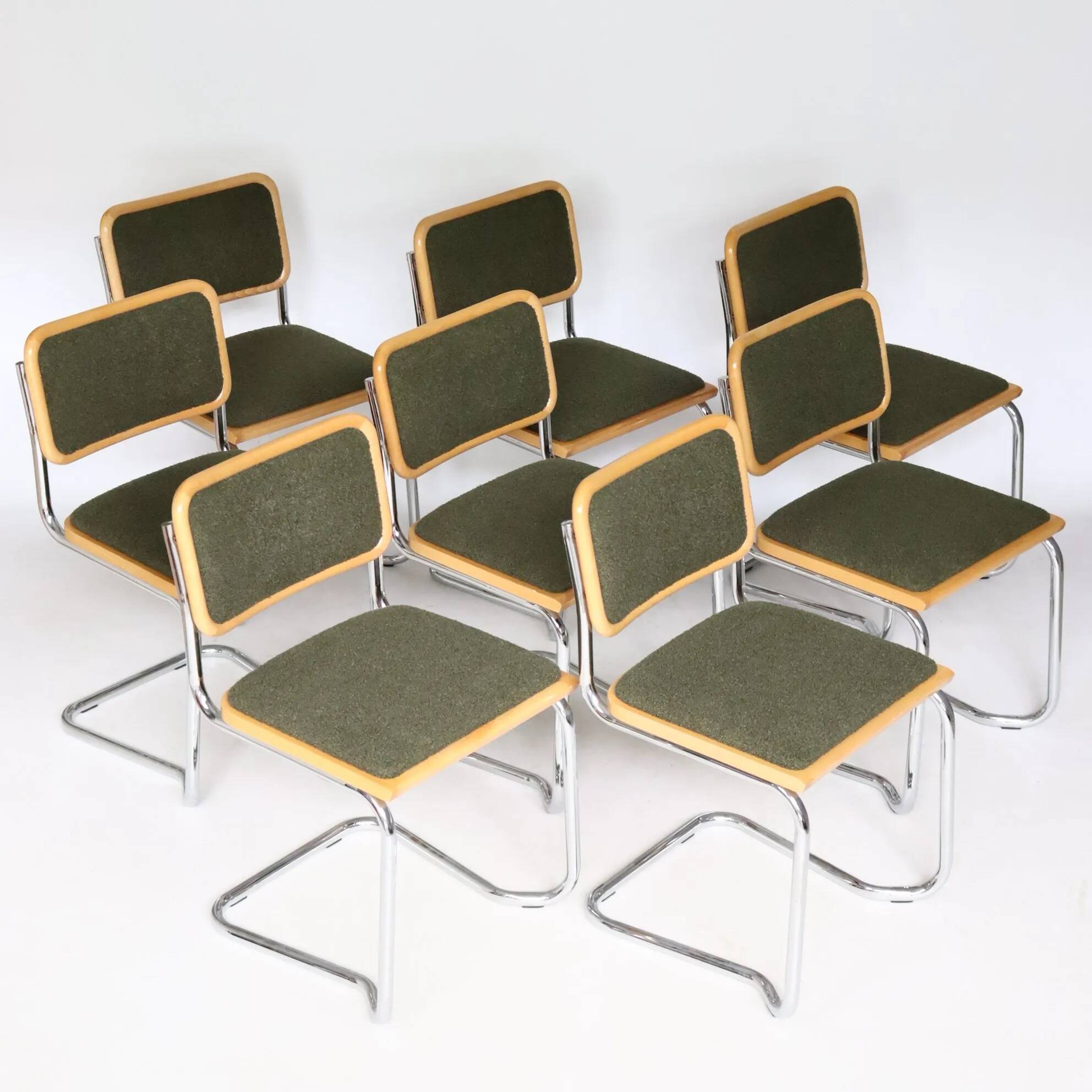 Set of 8 B32 chairs