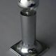 Space Age Chrome Ceiling Lamp by Rolf Krüger for Staff, 1970s
