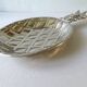 Trinket bowl in silver metal, pineapple shape, years 70