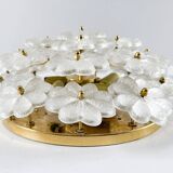 Modern mid-century wall lamp with floral pattern by Ernst Palme, 1960s