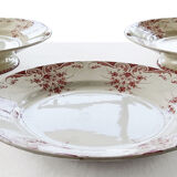 3 serving plates kg lunéville model without discomfort