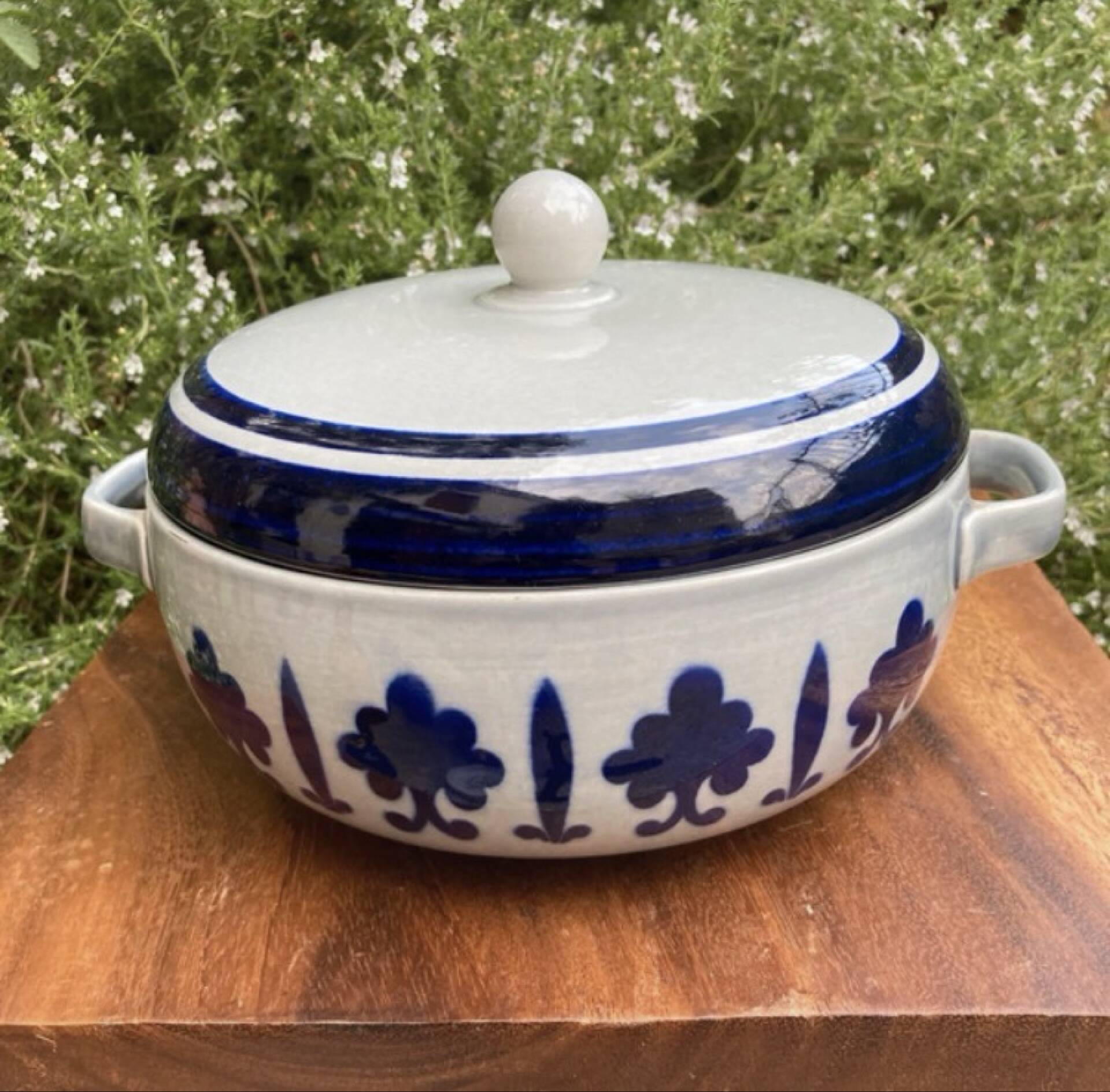 Boch La Louvière Soup Tureen - Baltic