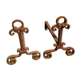 Ancient iron chenêts