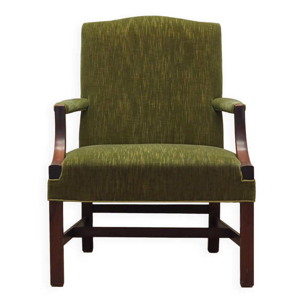 Fauteuil en acajou, design danois, années 1970, production : Danemark