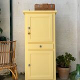 Buffet haut en bois peint (rénové)