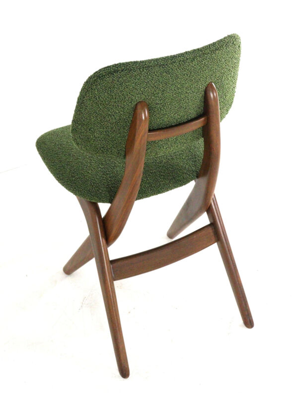 4 chaises ciseaux AwA restaurées, Pays-Bas milieu XXème