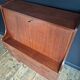 Secrétaire danois Gunnar Nielsen, enfilade scandinave, bureau vintage