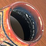 Danish studio pottery vase from the mid-century by Marianne Starck for Michael Andersen, 1960s.