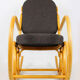 Mid-century beech bentwood rocking chair from ton, 1960s