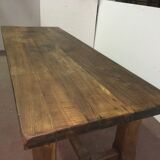 Farmhouse table in solid oak