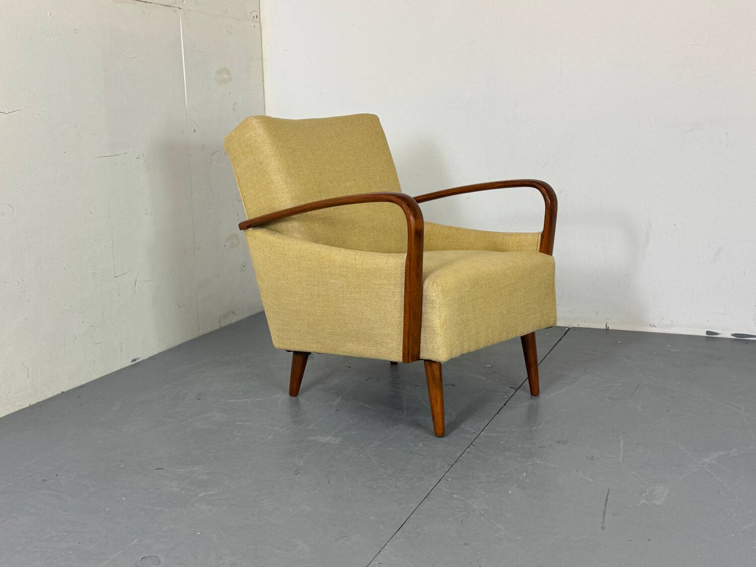 Fauteuil de salon moderniste du milieu du siècle, années 1950