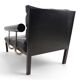 B&B Italia Baisity Leather Chaise Lounge / Daybed by Antonio Citterio, 1980