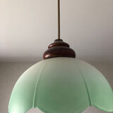 Suspension en verre vintage