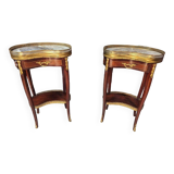 Pair of bedside tables Louis XV style