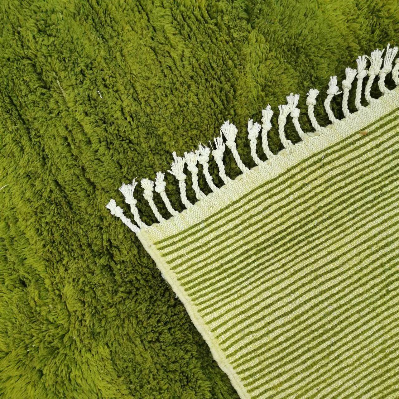 Handmade natural Berber rug 3x2 m