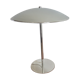 Chrome desktop led saucer lamp
