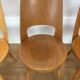 Set of 4 chairs Baumann Mondor 60s bistro