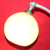 Lampe 1930-40, art déco verrerie Clichy