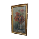 Pastel bouquet of poppy flowers