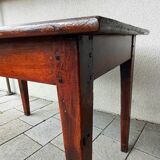 Solid walnut farmhouse table