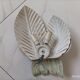 Vintage palm leaf wall lamp