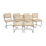 Set of 6 Cesca B32 Chairs – Bauhaus design inspired by Marcel Breuer