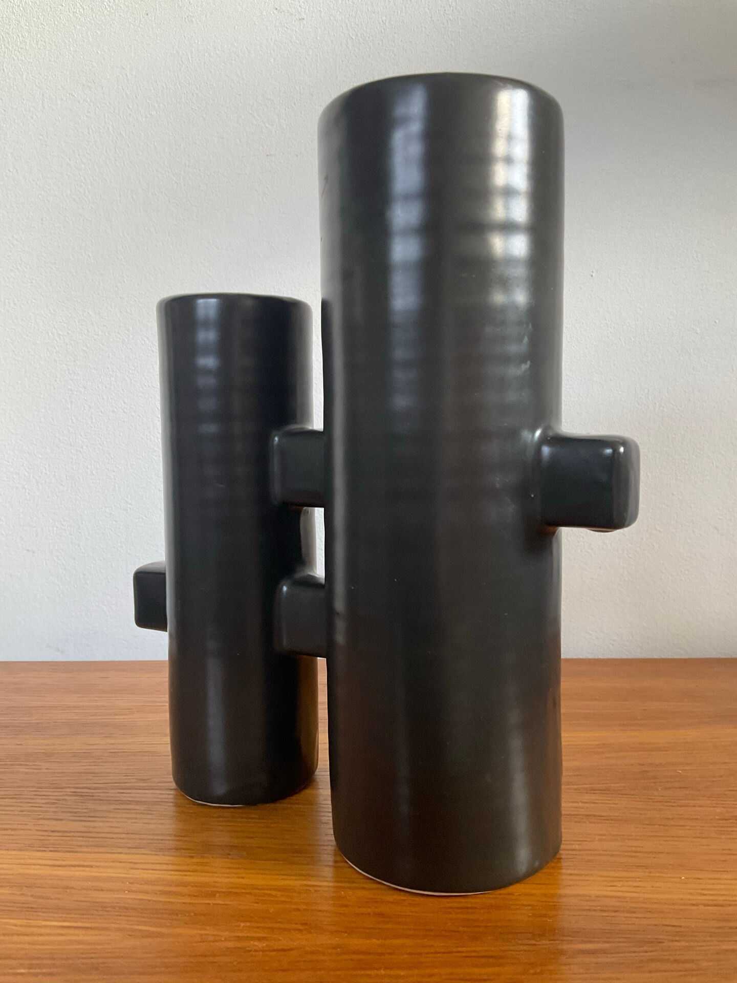 Vintage Modernist style glazed ceramic vase