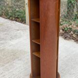 Paire de sellettes pivotantes en bois