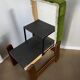Vintage green step stool / pouf / kitchen step stool