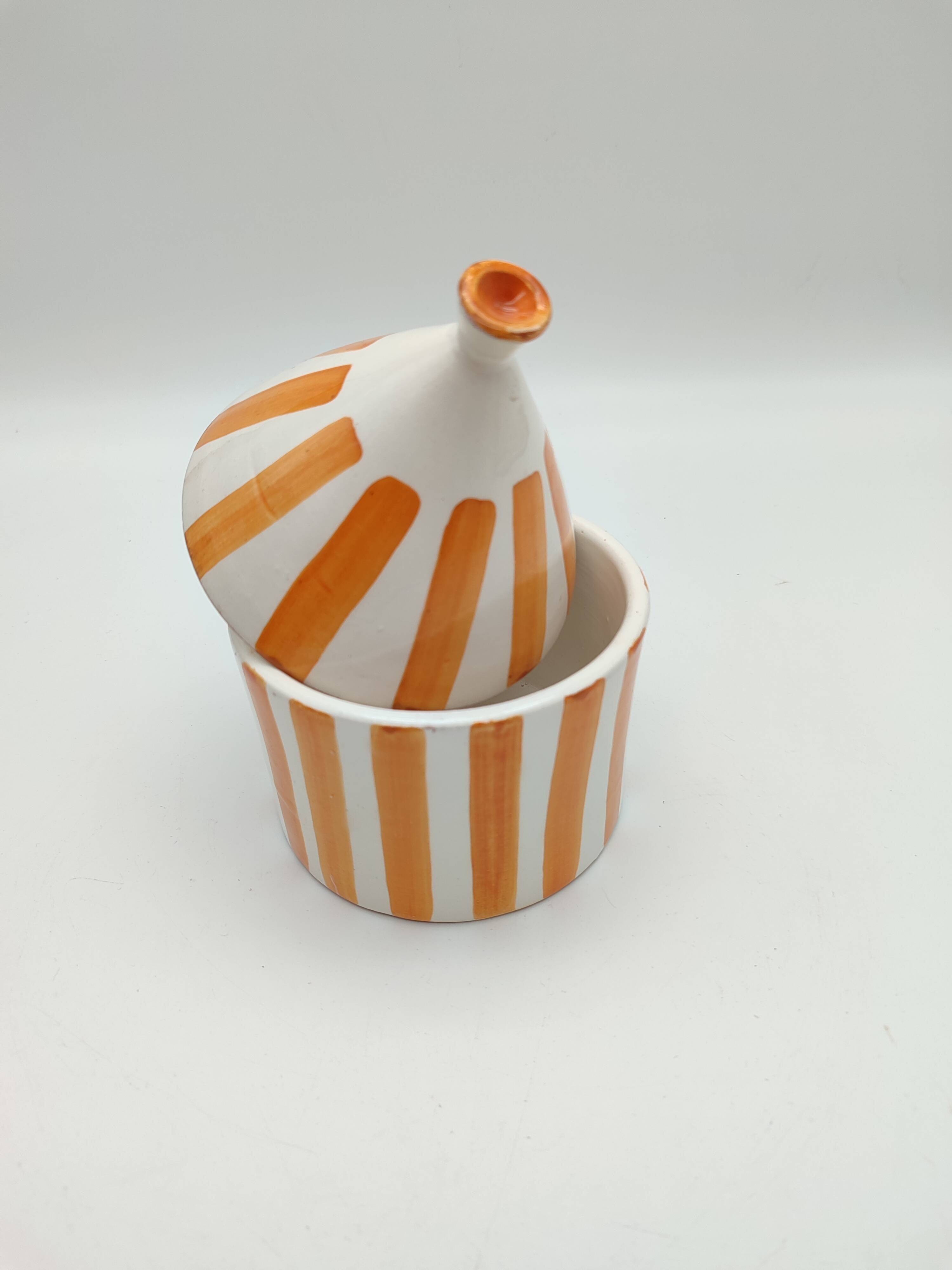 Handmade ceramic box