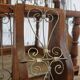 Vintage wooden and metal birdcage (1930s)
