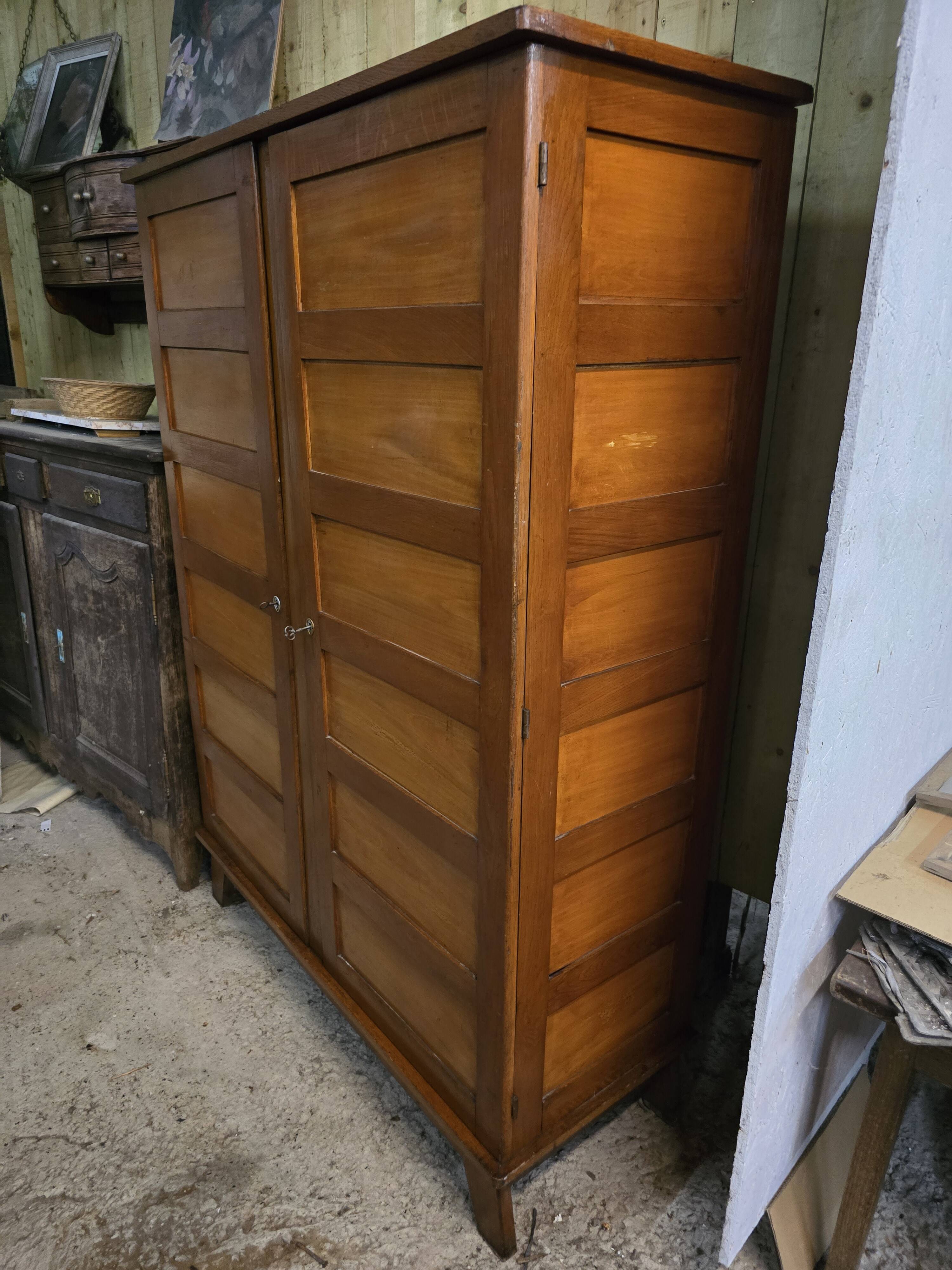 Vintage René Gabriel wardrobe with 2 doors