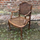 Canned armchair from the Regency period