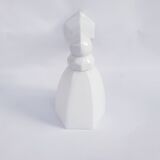 Art Deco porcelain and glass wall lamp