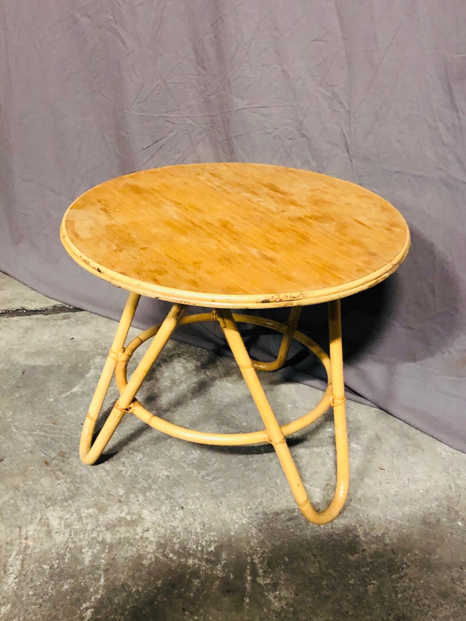 Bamboo lounge table