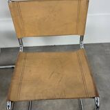 3 B33 Marcel Breuer chairs, 1980, leather