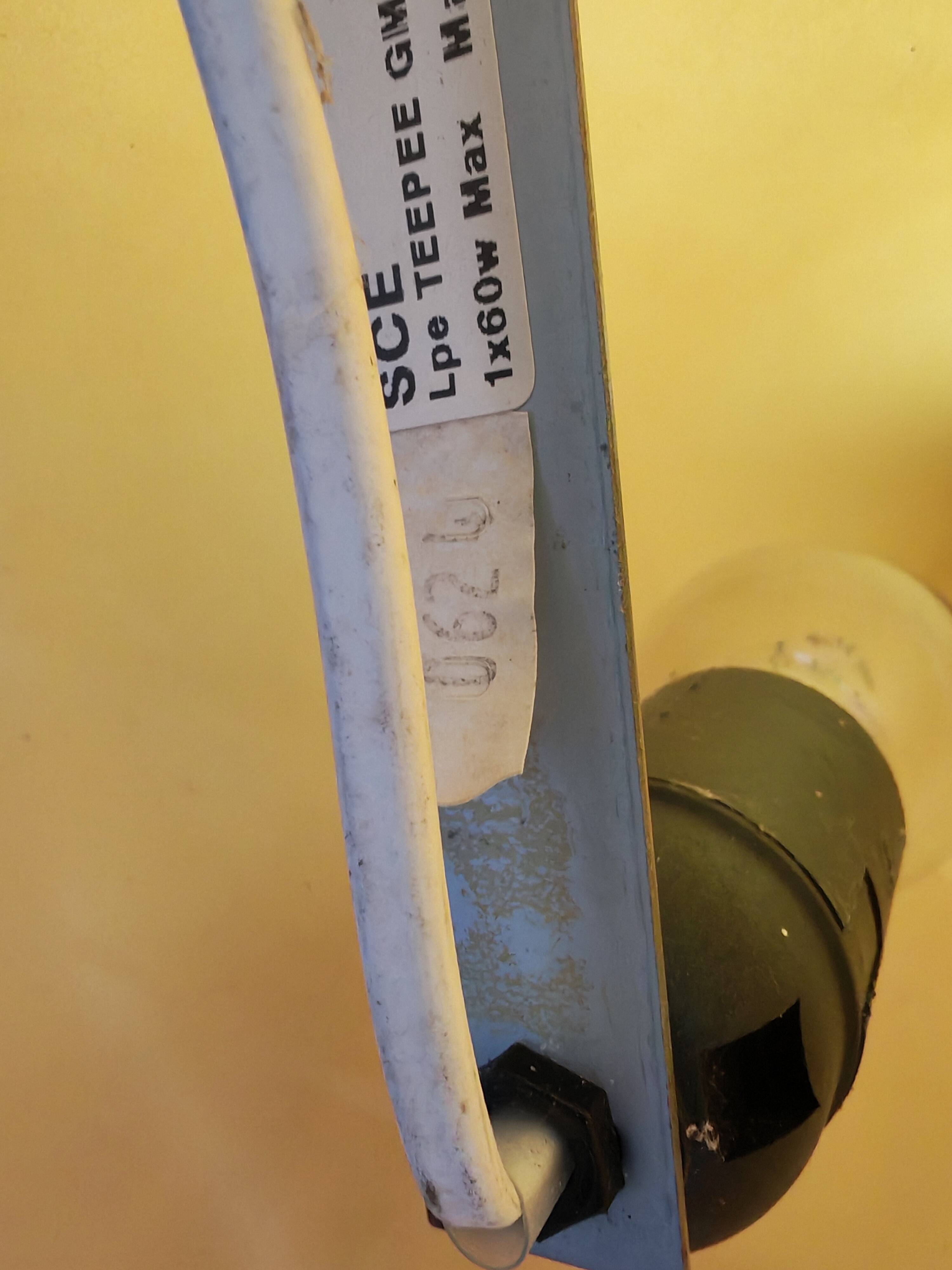 Lampe Teepee, années 80