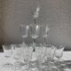 Set of 17 stemmed wine glasses