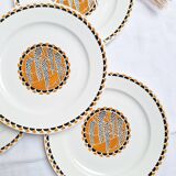 Assiettes plates Sarreguemines modèle Nomeny